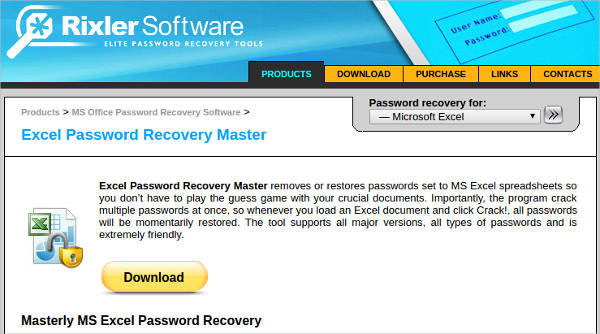 word password recovery master